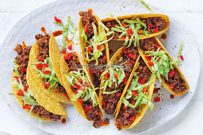 Người dân Mexico thường ăn Tacos vào bữa ăn nhẹ sau bữa tối 